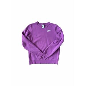 Nike Sportswear Essentials Crewneck Sweatshirt - Magenta/Purple - XS